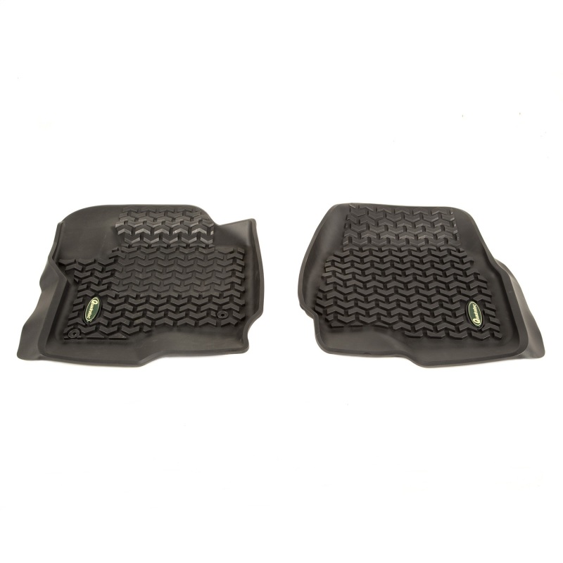 Ford F-550 Floor Liners - Front - Rugged Ridge - Rugged Ridge - Black - `17-`18